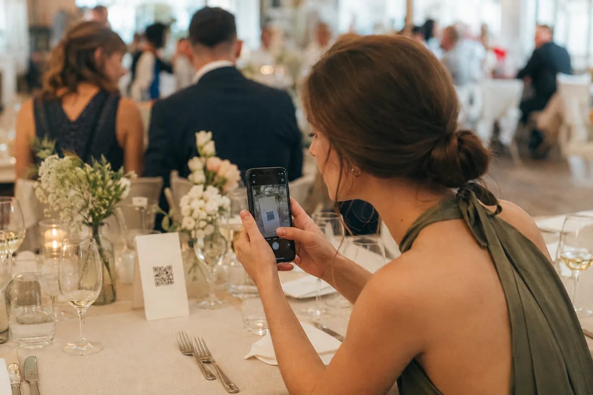 Collecting memories together at a wedding — image 1