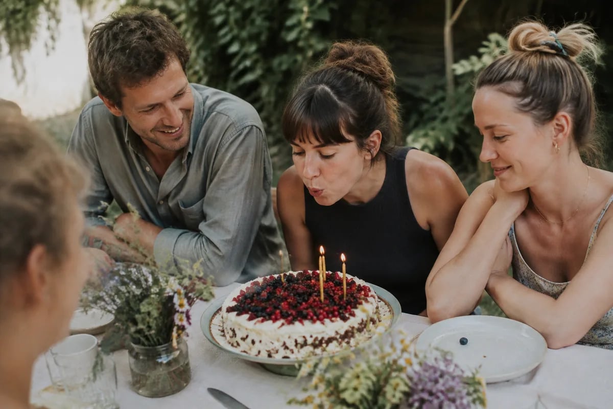 Birthday celebration moment — image 3