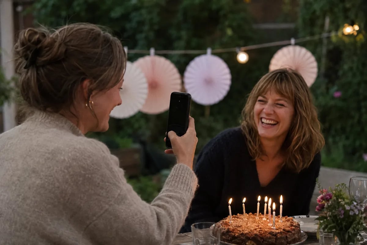 Birthday celebration moment — image 4