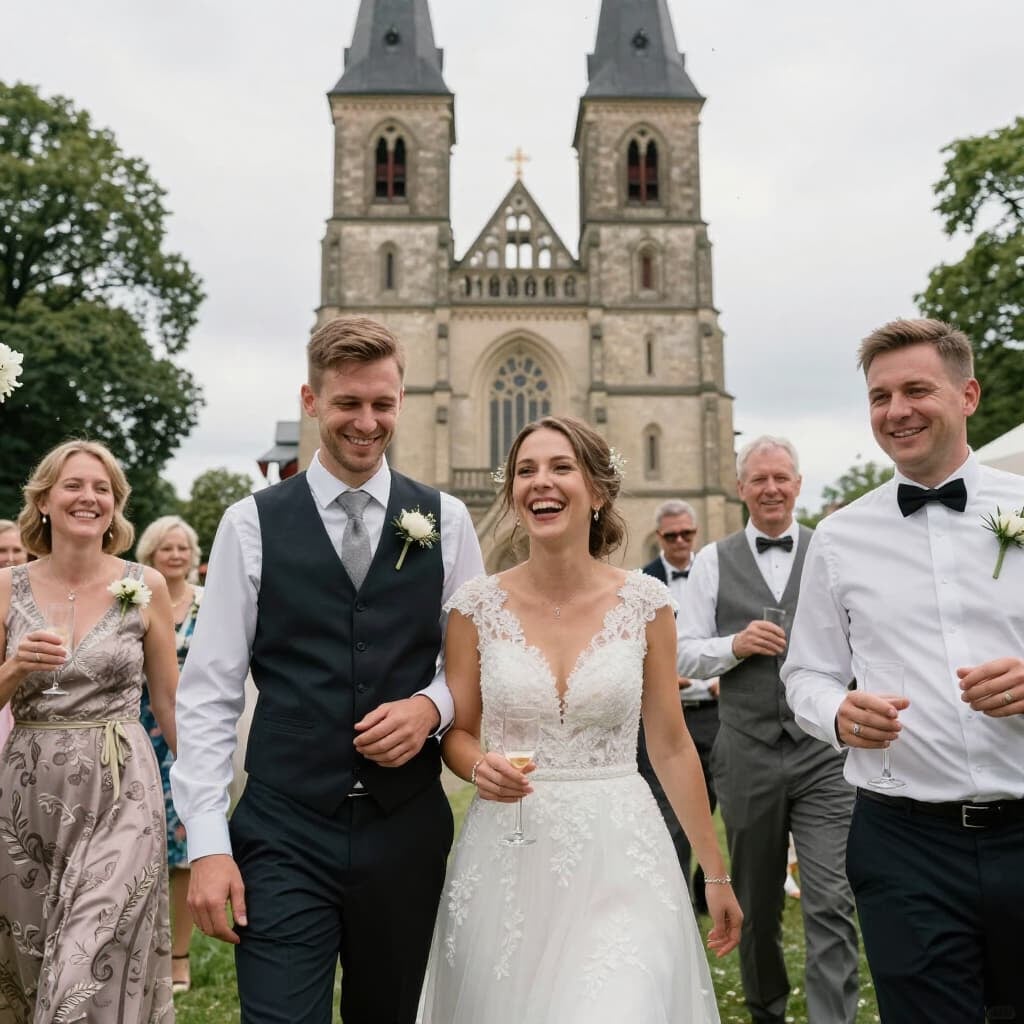 Hochzeitsgäste teilen Fotos per QR-Code — Bild 2