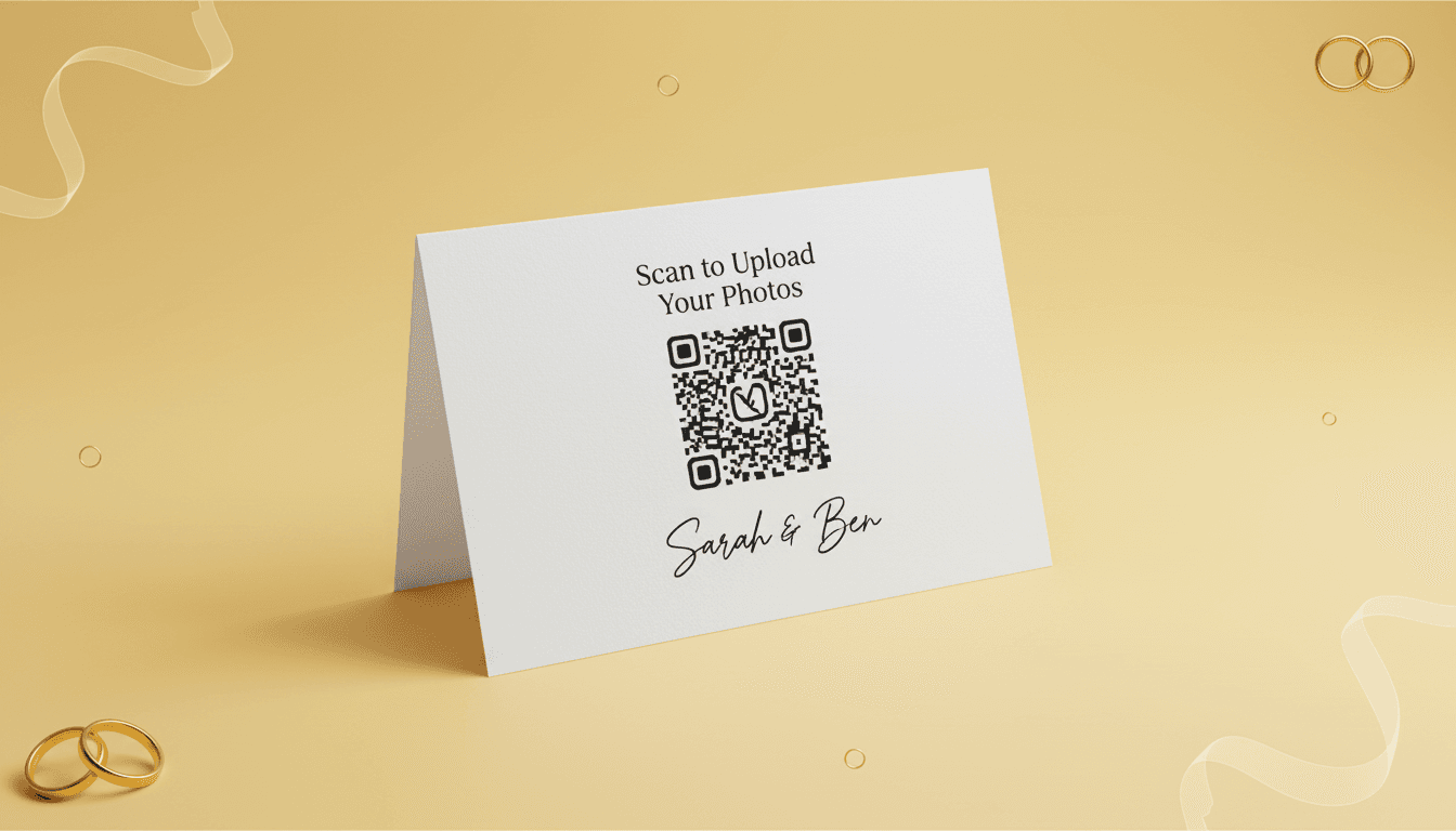 QR‑Code Hochzeitsfotos: Alle Gästebilder sammeln