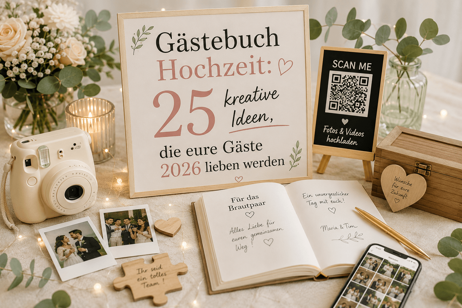 # Gästebuch Hochzeit: 25 kreative Ideen, die eure Gäste 2026 lieben werden