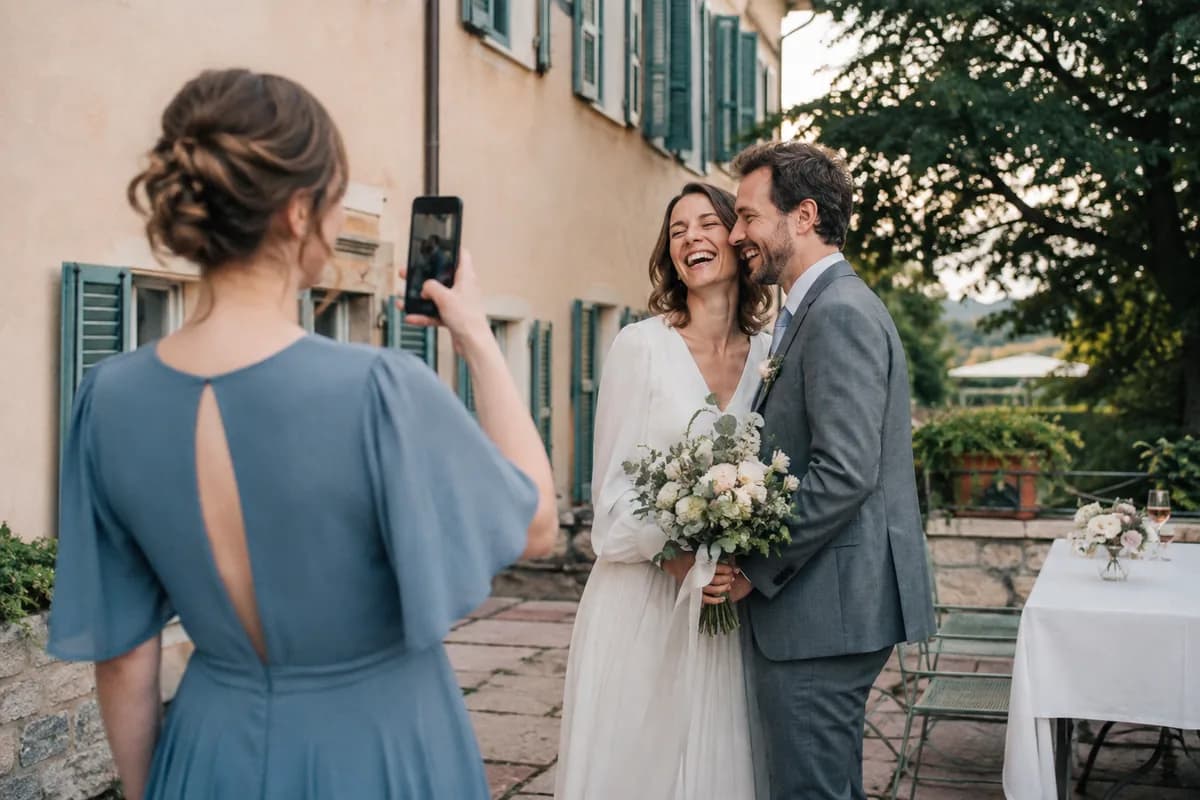 So sammelst du Hochzeitsfotos von Gästen – ganz ohne App
