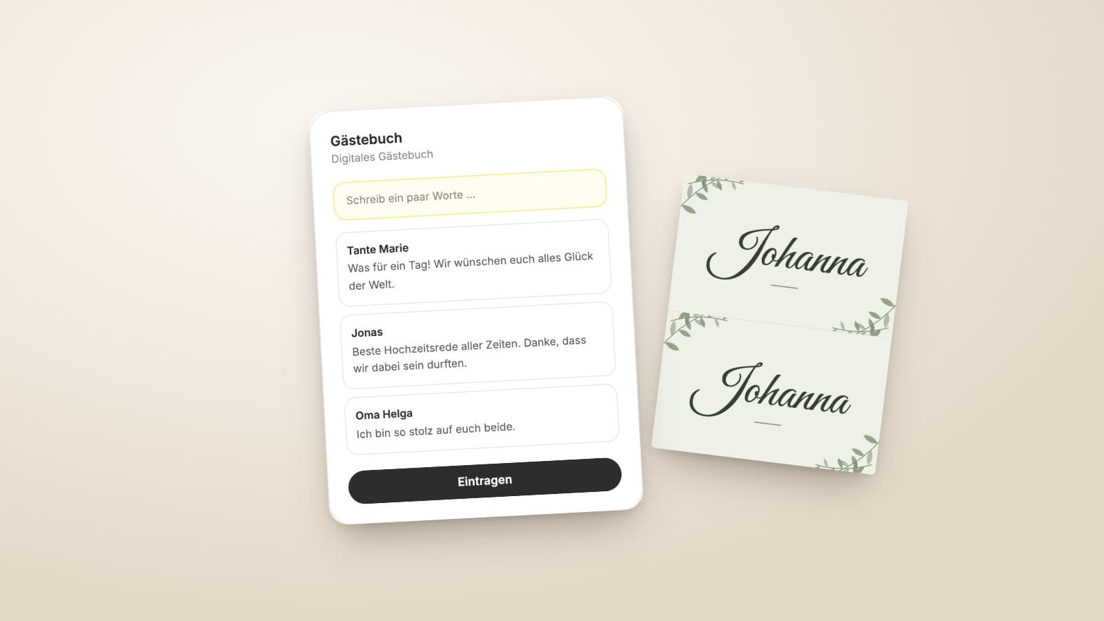 Digitales Gästebuch zur Hochzeit: So funktioniert es und wann Papier besser ist