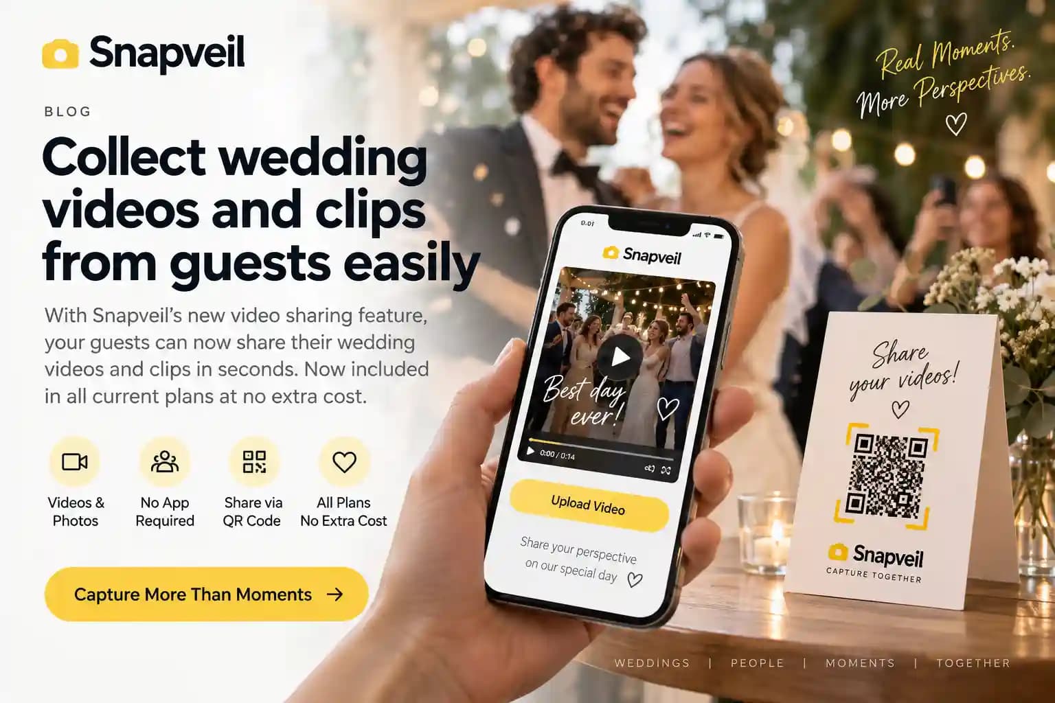 New Video Upload Feature for Snapveil Wedding Galleries (Free Update)