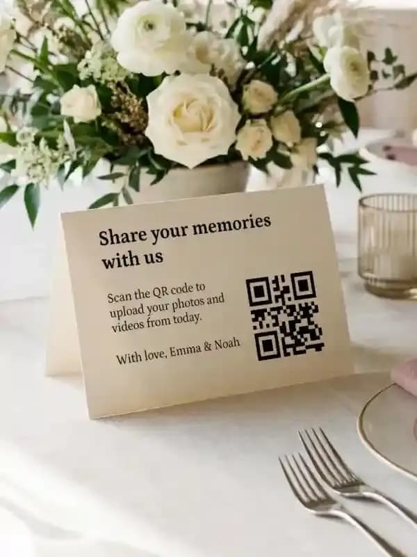 Share Wedding Photos Instantly with QR Codes (No App Needed)