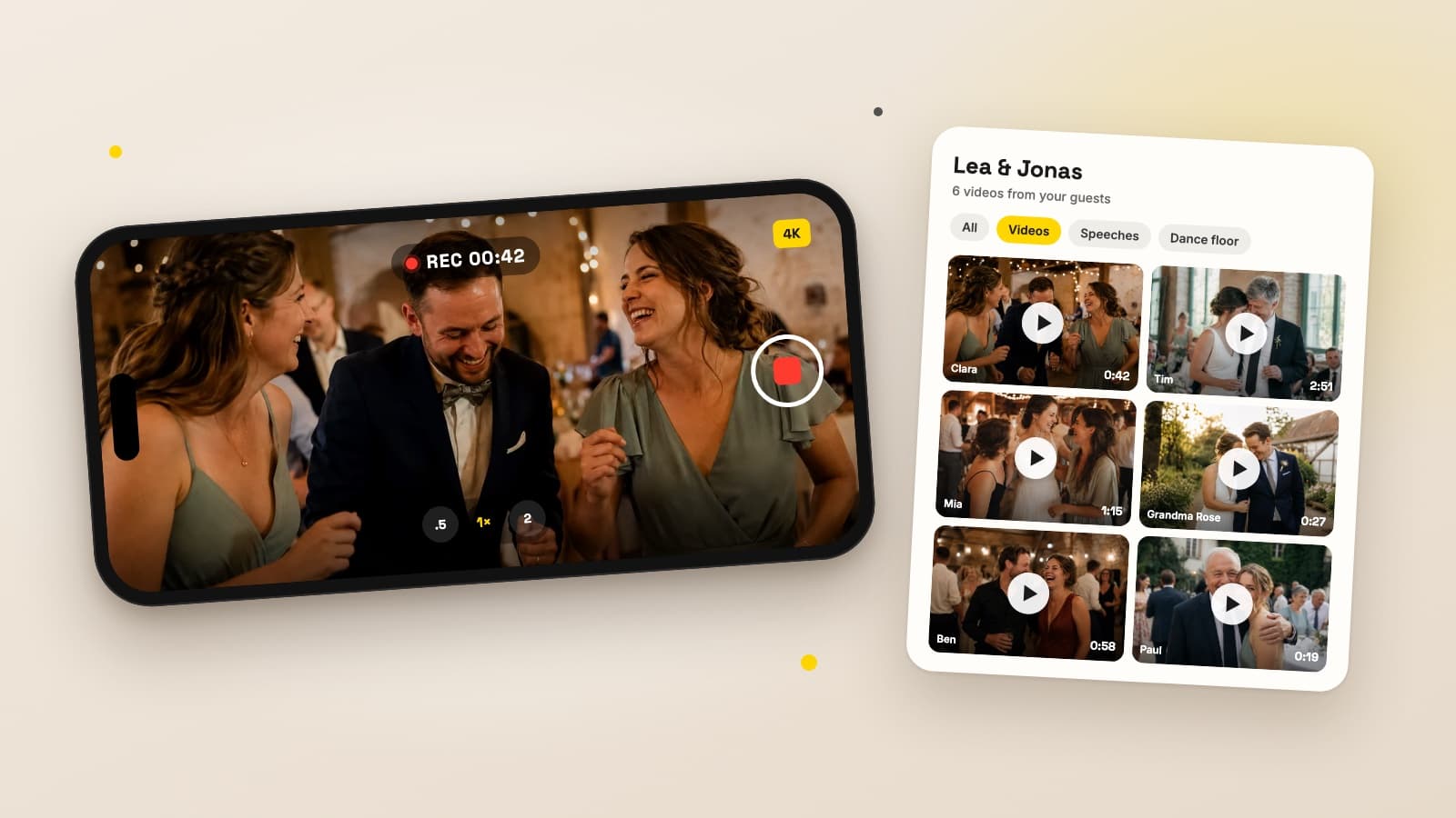 How to Collect Wedding Videos from Guests (Without Losing Quality)